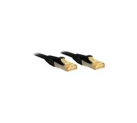 LINDY Patch Cable with Cat.7 Raw Cable S/FTP PIMF LSOH Black 5 m