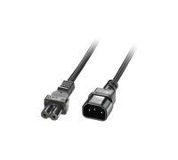 LINDY Power Extension Cord 1 m For UPS IEC 60320 C7 / IEC 60320 C14