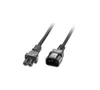 LINDY Power Extension Cord 2 m For UPS Power Supply IEC 60320 C14 / IEC 60320 C7