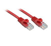 Lindy Rj45/Rj45 Cat6 7.5m networking cable Red U/UTP (UTP)