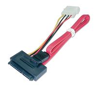 LINDY 33364 SATA Cable Multicolour 2x SATA 7-pin 0.30 m 1x SATA 7+...