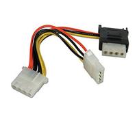 LINDY SATA Power Adapter Splitter Cable 0.15m