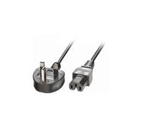 LINDY Standard Power Cord - 2 m - UK Power / IEC 60320 C15 - 230 V AC - Black