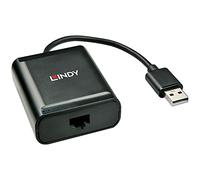 Lindy USB 2.0 Cat.5 Extender, 4 Ports - Black, 60m