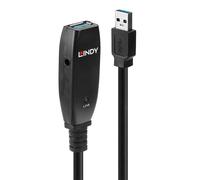 Lindy USB 3.0 Active Extension Cable 5m 10m 15m Slim Repeater Lead PC Laptop