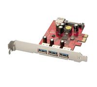 LINDY USB 3.0 Card - 3 + 1 Port, PCIe