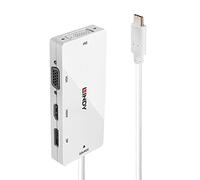Lindy 14.50 Cm Displayport/Dvi-I/Hdmi/Usb-C/Vga A/V Cable for Audio/Video D 43279