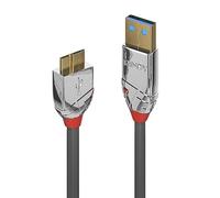 Lindy 36657 USB cable 1 m USB A Micro-USB B Male Grey