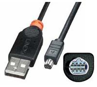 LINDY USB Digital Camera Cable for various HP & Nikon 2m