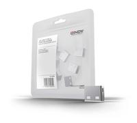 LINDY USB Port Blocker (without key) - Pack of 10 Colour Code: White
