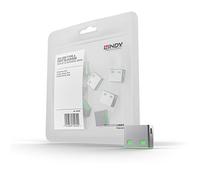 LINDY USB Port Blocker (without key) - Pack of 10 Colour Code: Green