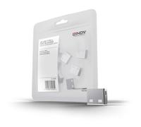 LINDY USB Port Blocker without key Pack of 10 Colour Code White