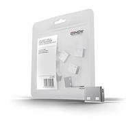 LINDY USB Port Blocker (without key) - Pack of 10 Colour Code: White