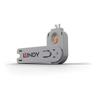 LINDY USB Type A Port Blocker Key, Orange