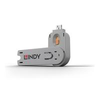 Lindy USB Type A Port Blocker Key, Orange