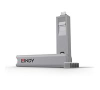 Lindy USB Type C Port Blocker Key - Pack of 4 Blockers, White