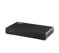 Lindy USB Type C to HDMI® / 3x USB Type A / RJ45 Meeting Room Dock, Black, 4 Ports, 60W