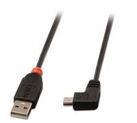 Lindy USB2.0 A/Mini-B 90 Degree 0.5m