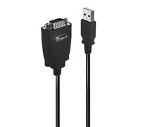 Lindy USB -> Serial Converter - 9 Way (RS-485), 1m 1m Black USB cable