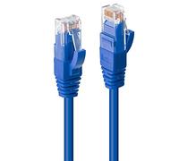 LINDY UTP Cat. 6, blau, 0,5 m LSOH including Test Protocol