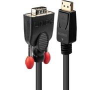 Lindy VGA To Displayport Video Converter Cable 0.5m Black 41940