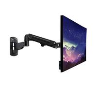 Lindy Wall Mounted Single Gas Arm Display Mount - Black