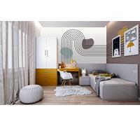 LINE Arch & Circle Stencil KIT - Bauhaus (Boho) Style Home Decorating - Abstract Shapes Wall Painting Stencils - Various Sizes (ARCH50, LINE Arch+Circle)