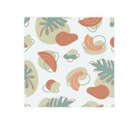 line art and botanical elements Designer Splash Back Benjamin Tate Design Natural One Size