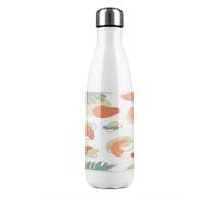 line art and botanical elements Designer Stainless Steel Bottle Benjamin Tate Design Natural One Size