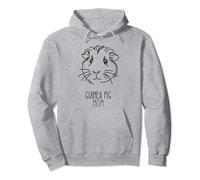 Line Art Best Guinea Pig Mom Women - Guinea Pig Pullover Hoodie