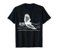 Line Art Bird & Ornithologist Harris'S Hawk T-Shirt