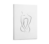 Line Art Drawings Beautiful Bella Line Art Posters Posters Art Print Wall Photo Paint Poster Hanging Picture Family Decor 12x18inc