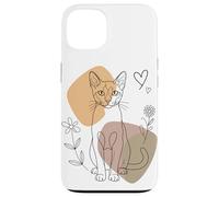 Line Art Egyptian Mau Minimalist Case for iPhone 13
