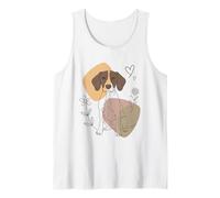 Line Art German Shorthaired Pointer Minimalist GSP Tank Top