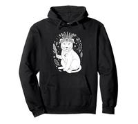Line Art Lion Boho Lions Pullover Hoodie