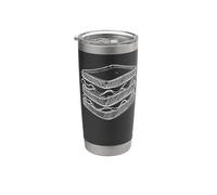 Line Art Sandwich Sandwiches Stainless Steel Insulated Tumbler