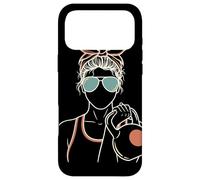 Line Art Woman Kettlebell I Workout To Burn Off The Crazy Case for iPhone 17 Pro Max