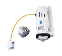 Line-Controlled Double Flush Valves Side-Press Drain Essentials Plumbing Fixture for Toilet WaterTanks Push Button Toilet Bottom Outlet