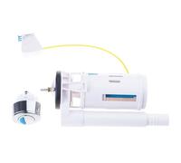 Line-Controlled Double Flush Valves Side-Press Drain Essentials Plumbing Fixture for Toilet WaterTanks Push Button Toilet Bottom Outlet