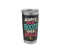 Line Dance Boots Western Line Dancer Stainless Steel Insulated Tumbler
