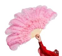 Line Dance Fans | Folding Hand Fans - Large Fans for Line Dancing, for Parties Weddings Festival Theatre Stage Burlesque Photography Travel Belly Dance