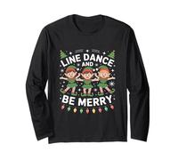 Line Dance Is The Spirit Of Christmas Long Sleeve T-Shirt