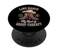 Line Dance My Kind Of Group Therapy PopSockets Adhesive PopGrip
