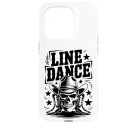 Line Dance Skull Cowbo - Western Country Hat & Boots Case for iPhone 15 Pro