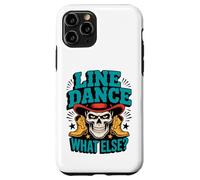 Line Dance Skull Cowboy - Western Country Hat & Boots Case for iPhone 11 Pro