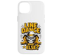Line Dance Skull Cowboy - Western Country Hat & Boots Case for iPhone 14 Plus