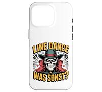 Line Dance Skull Cowboy - Western Country Hat & Boots Case for iPhone 16 Pro