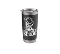 Line Dancing Dance Teacher Line Dance Mode On Stainless Steel Insulated Tumbler