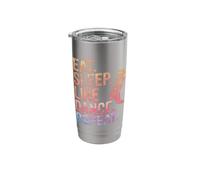 Line Dancing Eat. Sleep. Line Dance. Repeat. Stainless Steel Insulated Tumbler