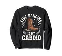 Line Dancing Is My Cardio Dancer Country Sweatshirt